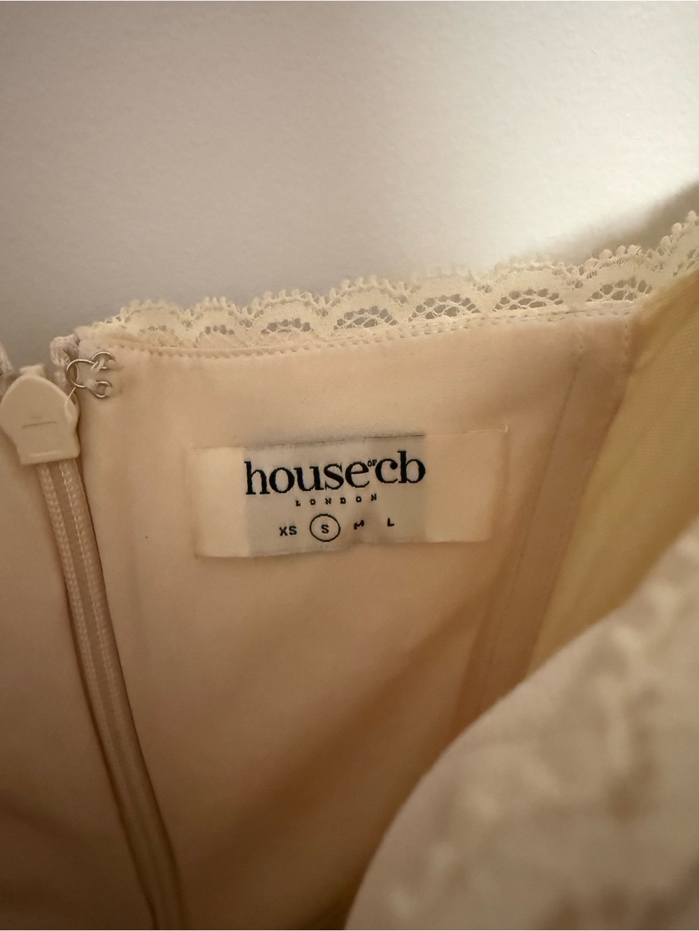 House of CB Minimoiselle Vintage Cream Tulle Mini Dress - Picture 6 of 11